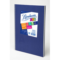 Cuaderno ABC Forrado Azul con Espiral 21x27cm 60 Hojas...