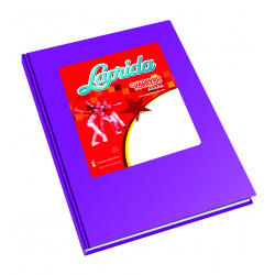 Cuaderno Laprida Araña 50 Hojas Lila 16x21cm Rayado