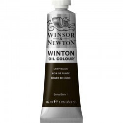 Oleo Winton Winsor & Newton 37 ml Negro Humo (337)