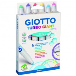Marcadores Giotto Giant Pastel x6