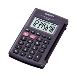 Calculadora Casio HL-820LV Negra Con Tapa