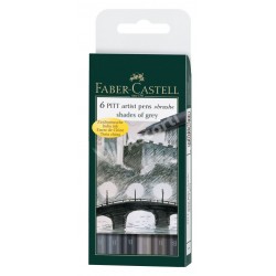 Set Faber Castell Pitt Artist Shades of grey x6