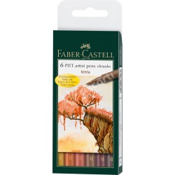 Set Faber Castell Pit Artist Terra x6