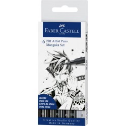 Set Faber Castell Pitt Artist Mangaka x6