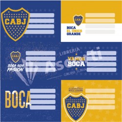 Etiquetas Mooving x12 Boca Juniors