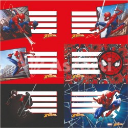 Etiquetas Mooving x12 Spiderman