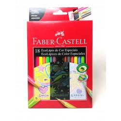 Lapices Faber Castell x18 (Neon Pastel Metal)