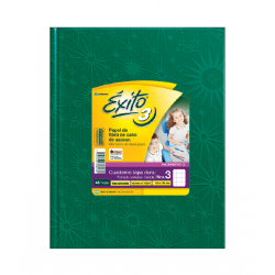 Cuaderno Éxito E3 Verde Cuadriculado Chico 48 hojas