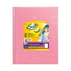 Cuaderno Éxito E3 Rosa Rayado 48 hojas