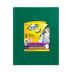 Cuaderno Éxito E3 Verde Rayado 48 hojas