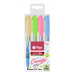 Resaltadores Filgo Candy Lighter Fine x4