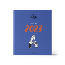 Agenda Quino 2023 Encuadernada Azul 20x23cm