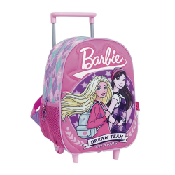 Mochila con Carro Barbie College 12"