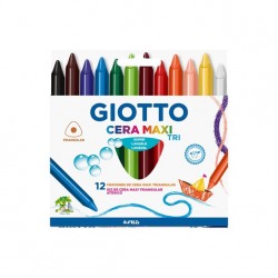 Crayones de cera Giotto Maxi Triangulares x12